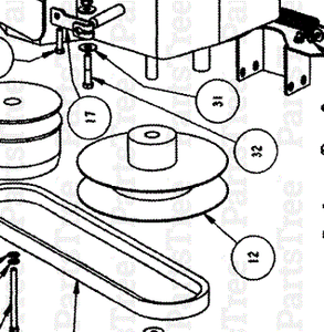 7072971YP PULLEY, CVT DRIVE SNAPPER ( Reference 12 ) - NLA