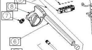 780455 QUICK COUPLER (331020V) REFERENCE 7 ONLY //  QUICK COUPLER INLET ON GUN NORTHSTAR SP1/WH3