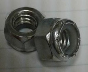 10344 NYLON LOCK NUT 5/16-18 FOR REPAIRING VIBRATION MOUNTS TWO SHOWN SOLD EACH FM908