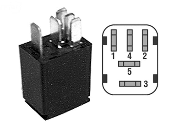 RELAY 10895  Replaces MTD #925-1648. 12 Volt, 20 AMP. Fits Auto-Drive Riding Mowers & Snowthrowers.
