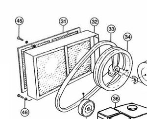 BT4L500/A48 V-BELT ROLAIR