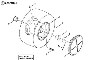 7014483 7014483YP 14483 BEARING BUSHING REFERENCE 5 SHOWN SNAPPER SN-1