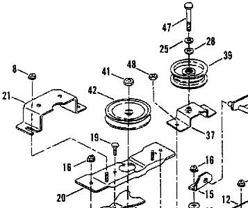 7024863 7024863YP 24863  REFERENCE 42 SHOWN PULLEY SNAPPER