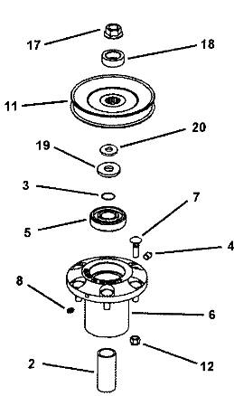 7029245 7029245YP 29245 REFERENCE 11 SHOWN PULLEY SNAPPER