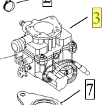 24 853 34-S CARB W/ GASKETS KIT