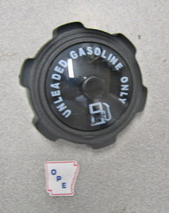 FUEL CAP VENTED 2 1/4" THREADED   //// FITS VARIOUS MOWERS UNLEADED FUEL ONLY.  WRIGHT 41410002  SCAG 48311  BOBCAT 48587  BUNTON PL8122  MURRAY 23711  POWER KING 23-7602  WHEEL HORSE 111474